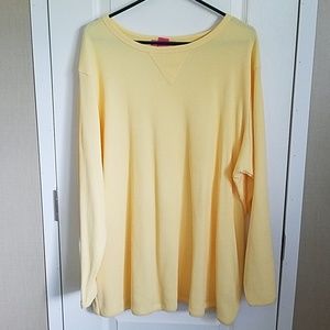 Long sleeve thermal tee.